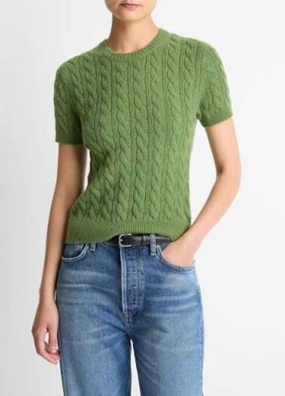 Vince Cable Short Sleeve Sweater NWT - Picture 3 of 5